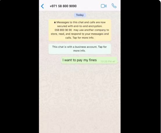 RTA launches WhatsApp service to alert Dubai motorists about traffic fines