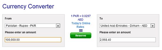 travelexae currency converter